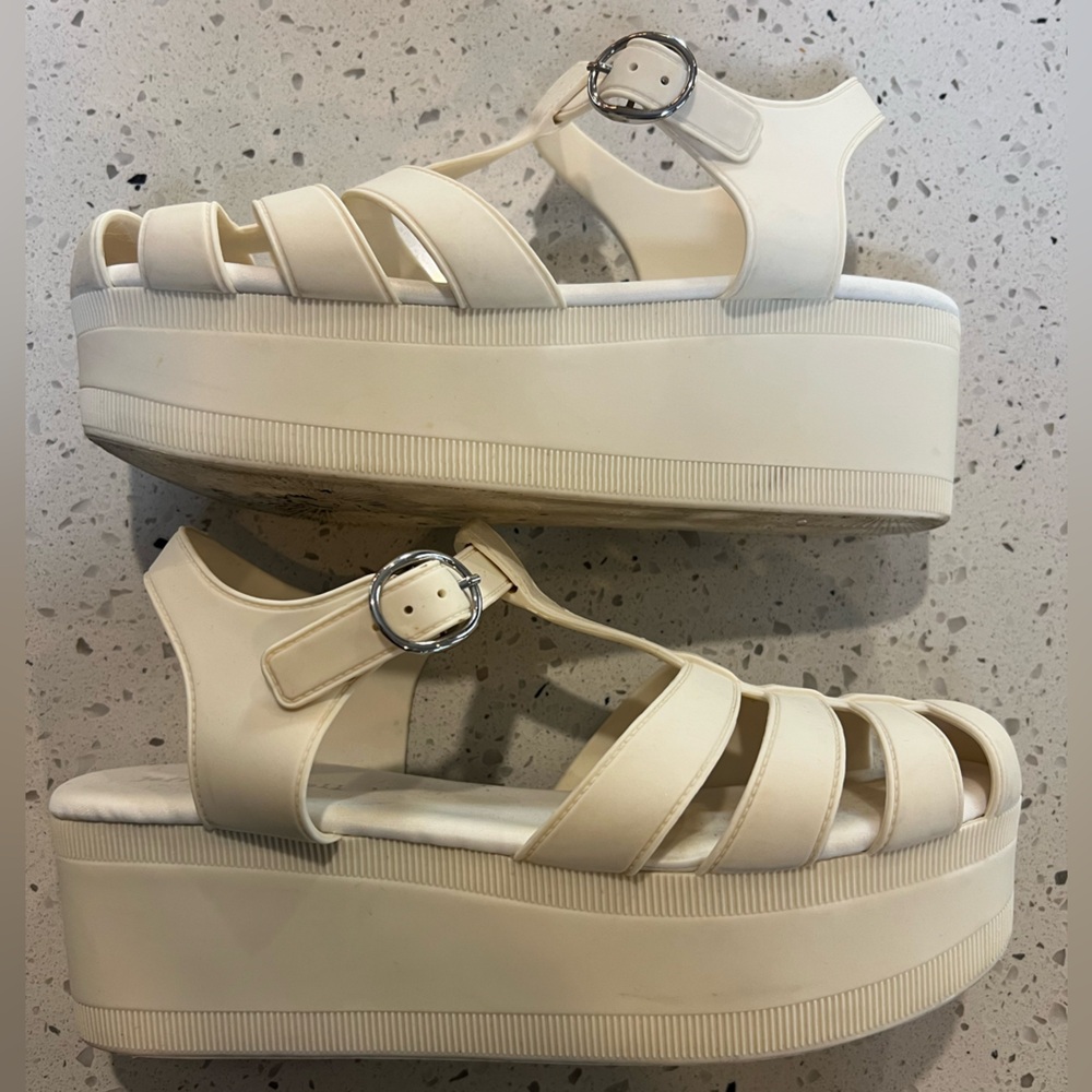 Jeffrey Campbell Platform Jellies - Picture 3 of 7